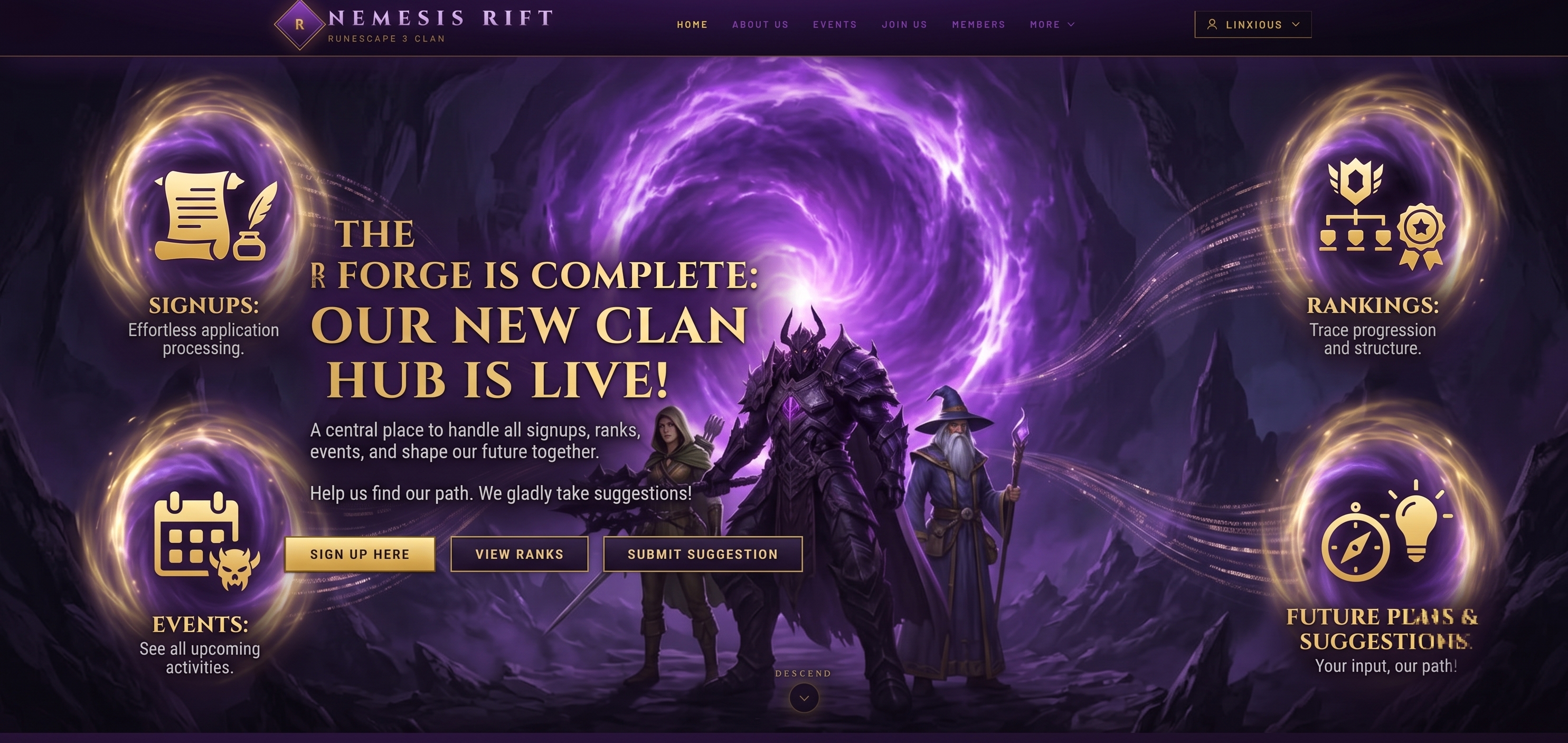 đ° Nemesis Rift Official Clan Website Launch! đ°